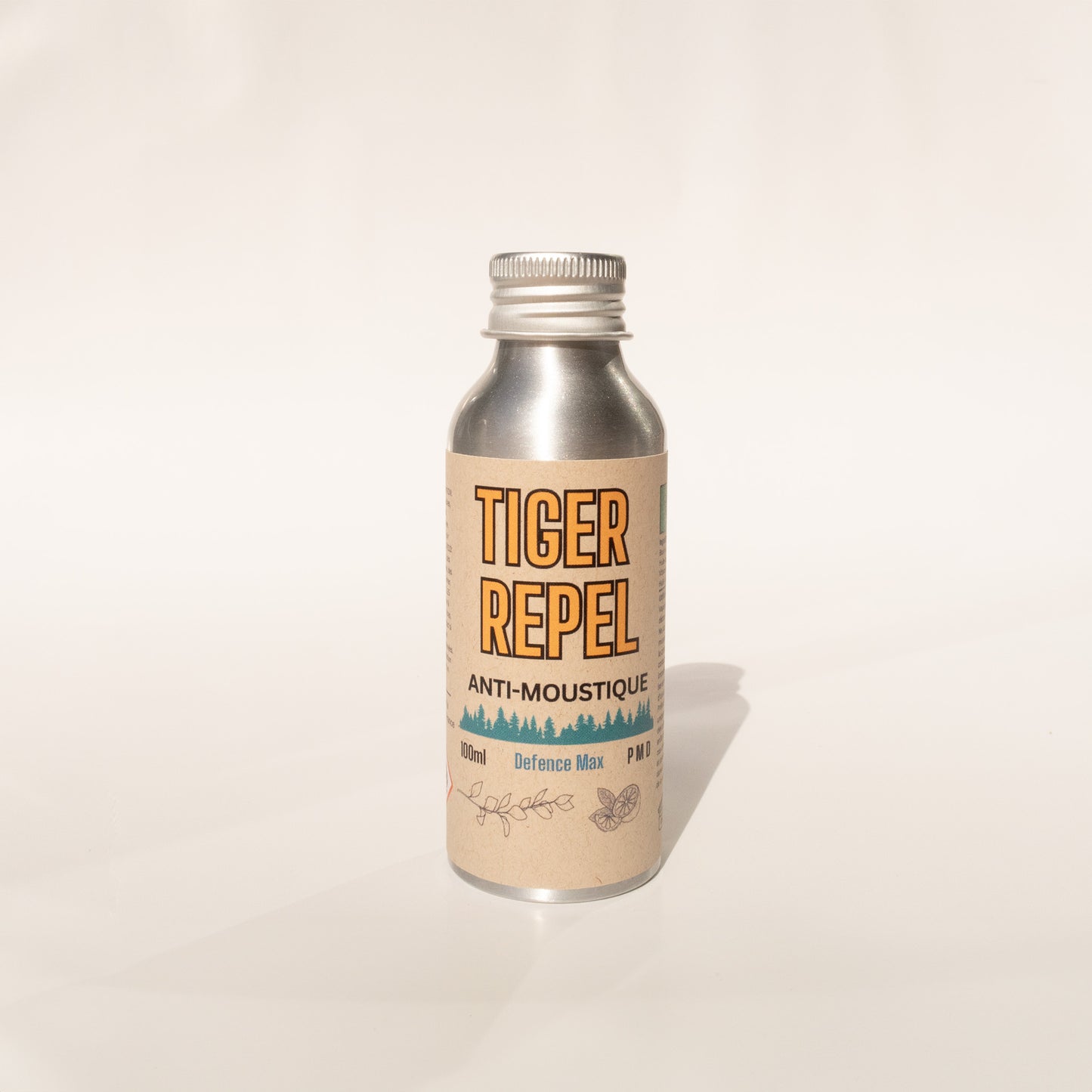 Recharge Spray Répulsif Anti-Moustique TigerRepel 100ml avec Citriodiol