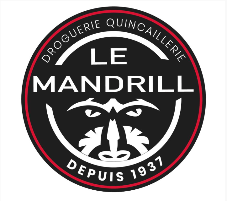 Le mandrill logo droguerie et quincaillerie Bayonne